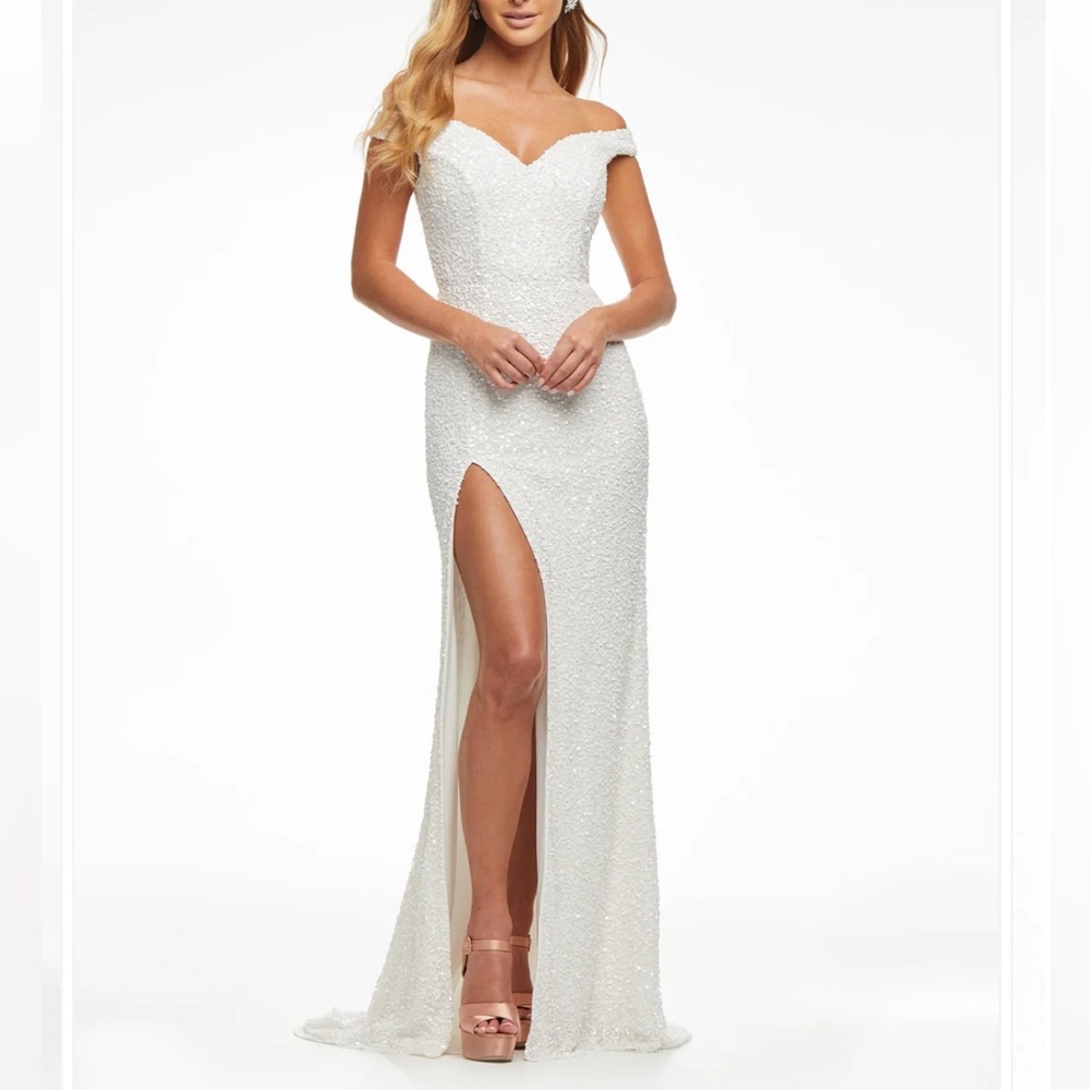 Ashley Lauren white gown